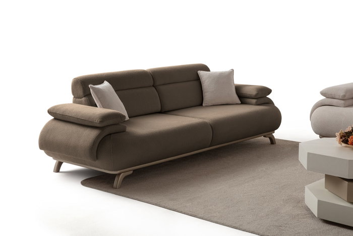 Atelier Del Sofa Bonjo Silver - Earth Sofá de 3 plazas
